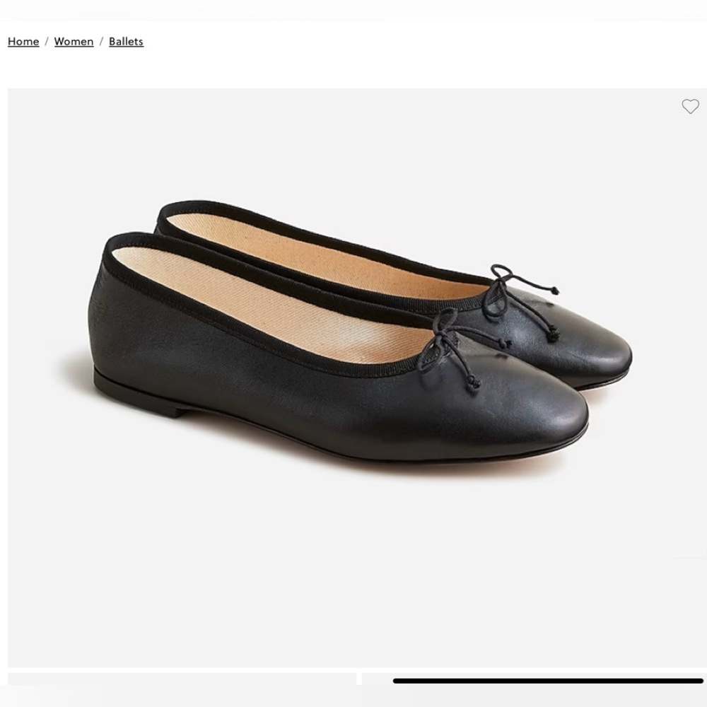 J Crew Navy Blue Zoe Ballet Flats 9.5